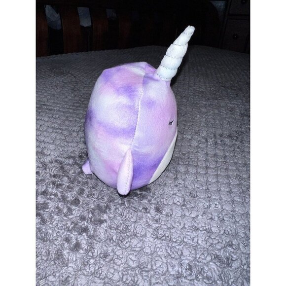Squishmallows Plush Sealife Squad NABILA The Purple Narwhal 5" Plush Toy - Picture 3 of 5